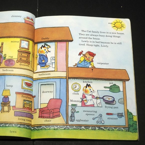 Vintage Richard Scarry Little Golden Book 'Best Little Word Book Ever!' 1992 - Picture 6 of 12